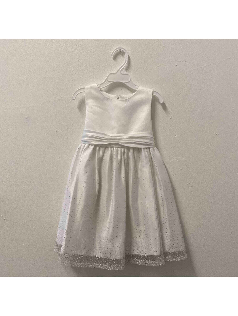Orsolini White Sparkle Special Occasion Dress – Size 98 (US 3)